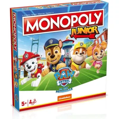 Monopoly Junior La Pat'Patrouille - Jeu de société amusant