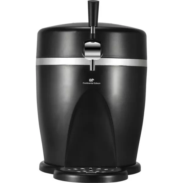 Tireuse a biere 5L CONTINENTAL EDISON MB5B3 - Noir - Plateau Amovible - 60 W - Bec verseur