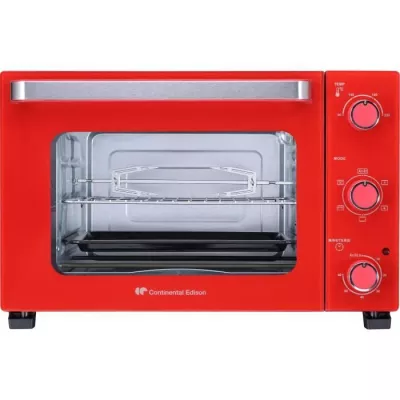 CONTINENTAL EDISON CEMF35R - Minifour électrique 35L rouge - 1500W -