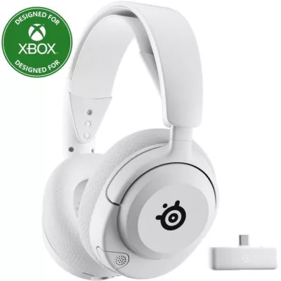 Casque Gaming Sans fil SteelSeries Arctis Nova 5X Blanc - Compact et performant