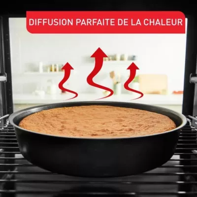 Moule à tarte TEFAL Jungle 30 cm - Antiadhésif de qualité