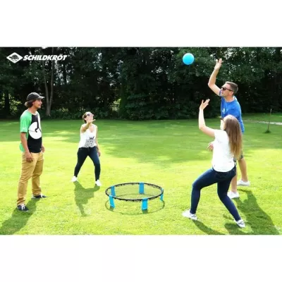 Amusez-vous en plein air avec le Trampoline / ballon - SCHILDKRÖT - ROUNDNET SET