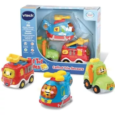 VTECH Trio Help Box - Miniature Terrestrial Vehicles - Ages 1-5