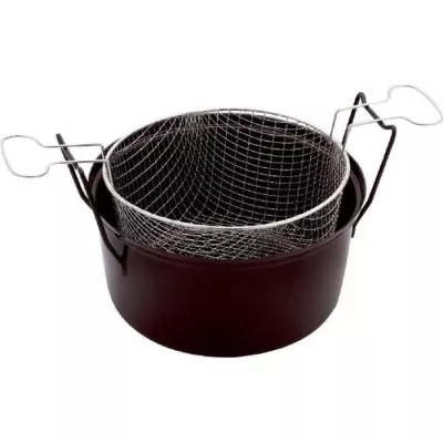 Friteuse du nord BAUMALU 28 cm - Noir: Faites frire avec style!