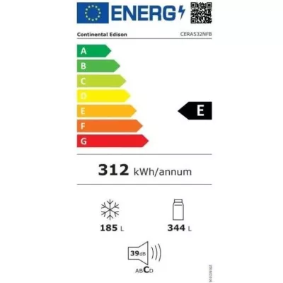 Réfrigérateur américain CONTINENTAL EDISON - CERA532NFB - Total No