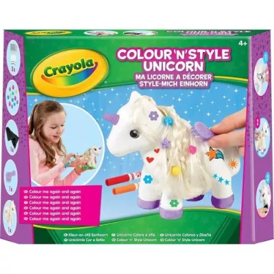 Personnalise ta licorne magique avec Crayola - Idéal pour les filles de 4 ans et +