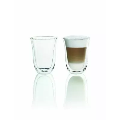 Lot de 2 tasses Latte Macchiato - DELONGHI - 22 cl - Double parois