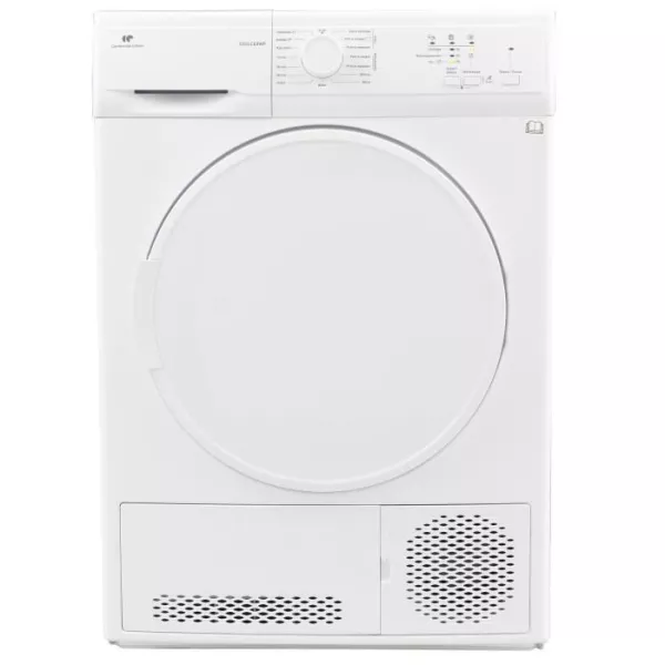 Seche-linge a condensation CONTINENTAL EDISON CESLCE8WP1 - 8 kg - Largeur 59,6cm - Classe B - Blanc