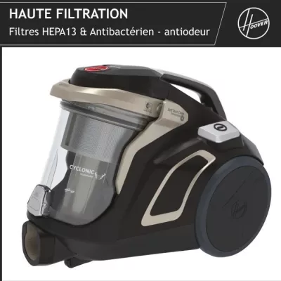 Aspirateur Traineau Sans Sac Hoover HP720PET - 850W - Spécial Parquet et Animaux