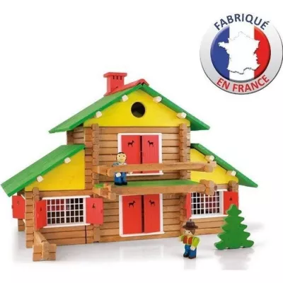 Construisez votre propre chalet en bois avec ce jeu - Made in France