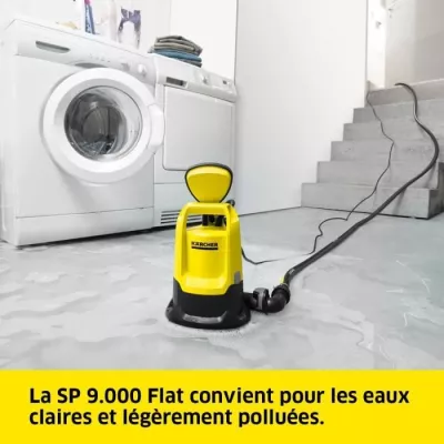 Pompe d'évacuation SP 9.000 Flat eau claire - Karcher | Performante et compacte