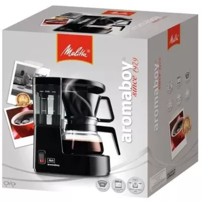 Cafetière à Filtre MELITTA Aromaboy 1015-02 Noir - Petite et Puissante