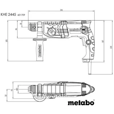 Perforateur Marteau Combiné METABO Coffret - Compact et Performant