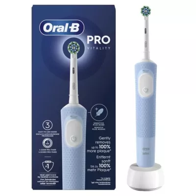 Brosse à dents électrique ORAL-B Vitality Pro - 3 modes - Bleue