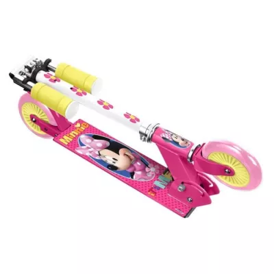 Trottinette pliable 2 roues Disney MINNIE, idéale pour les adultes