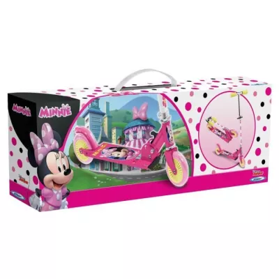 Trottinette pliable 2 roues Disney MINNIE, idéale pour les adultes