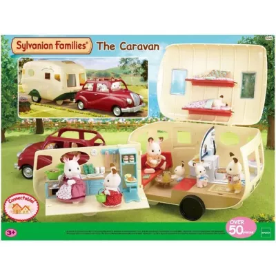 Figurines miniatures SYLVANIAN FAMILIES - La caravane de luxe