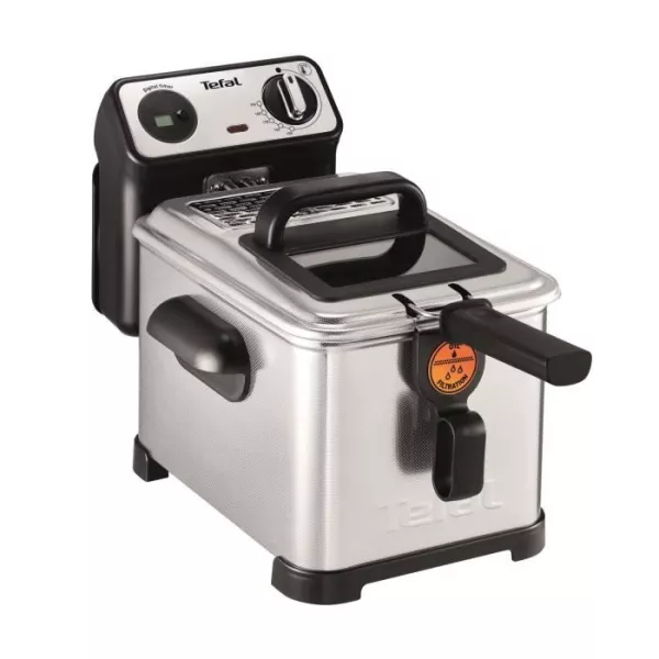 TEFAL Friteuse huile semi-professionnelle, 2400 W, 3 L (jusqu'a 4 pers), Filtre breveté, Thermostat réglable, Filtra Pro FR511