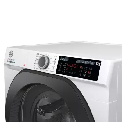 Hoover H-WASH 500 HW4 37XMBB 1-S machine à laver Charge avant 7 kg 1300 tr min Blanc