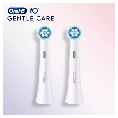 Oral-B iO Gentle Care 80335631 tête de brosses 2 pièce(s) Blanc