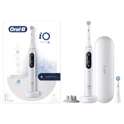 Oral-B iO 8S Adulte Brosse à dents vibrante Blanc