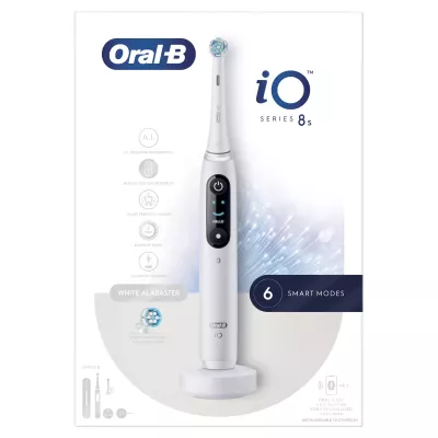 Oral-B iO 8S Adulte Brosse à dents vibrante Blanc