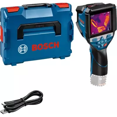 Bosch GTC 600 C Noise equivalent temperature difference (NETD) IR Noir, Bleu 256 x 192 pixels Écran integré LCD