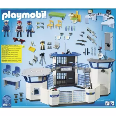 PLAYMOBIL - 6919 - City Action - Police Commissioner with Prison