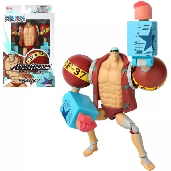 Anime Heroes Figurine - Bandai - One Piece - Franky - 17 cm