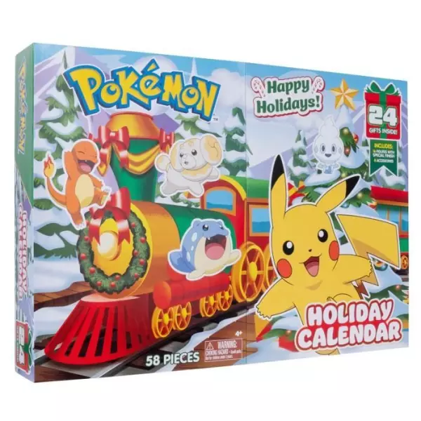 Calendrier de l'Avent Pokémon - BANDAI - 24 figurines inédites - Pour enfant a partir de 4 ans - Figurines aléatoires