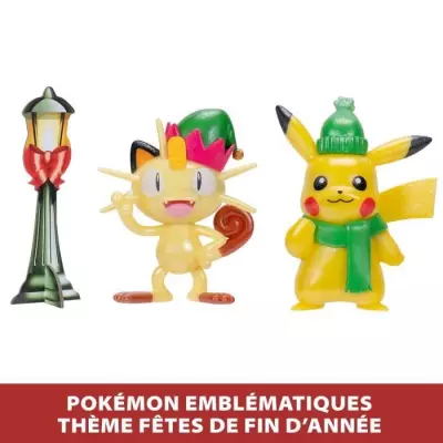 Calendrier de l'Avent Pokémon - BANDAI - 24 figurines inédites - Pour enfant a partir de 4 ans - Figurines aléatoires