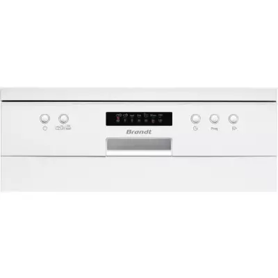 Lave-vaisselle pose libre BRANDT LVC337W - 13 couverts - L60cm - 47dB - Blanc