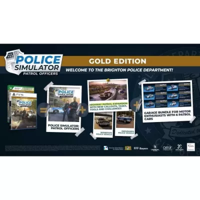 Unleash Your Design Skills with Font Simulator Patrol Officers - PS5 Game Gold Edition