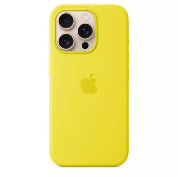 APPLE iPhone 16 Pro - Coque en silicone avec MagSafe - Star Fruit