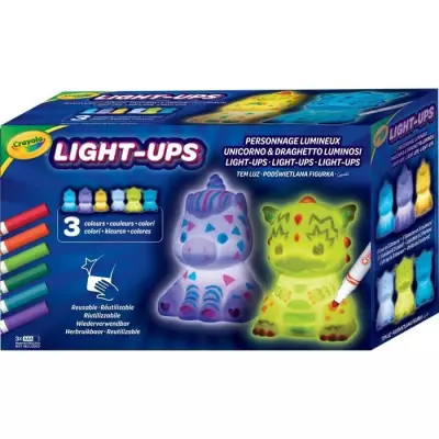 Créatif - CRAYOLA - Colorable Light Up Characters - Personnalise ta v