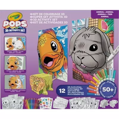 Creative - CRAYOLA - POPS 3D Color Pops Gift Set - Over 12 Activities