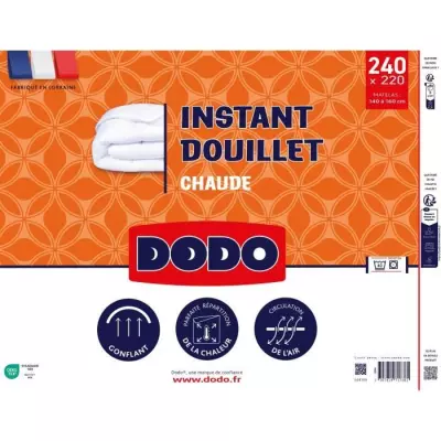 DODO - Hot duvet - Instant cozy - 220 x 240 cm - 2 people