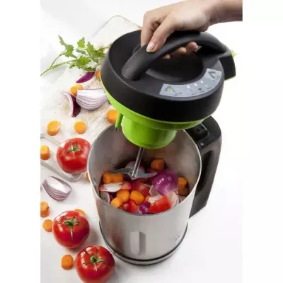 Heated Blender DOMO - black - 1.6L - 3 programs - 1000 Watt - DO