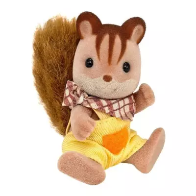 Red squirrel family - SYLVANIAN FAMILIES - Miniature character - M