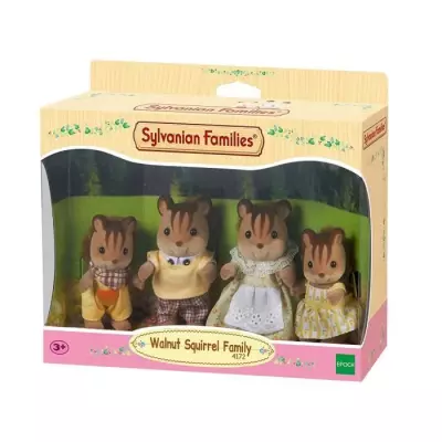 Red squirrel family - SYLVANIAN FAMILIES - Miniature character - M