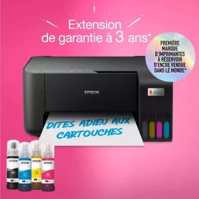 Imprimante multifonction A4 - EPSON - Ecotank ET-2860 - Wi-Fi - Equipée de réservoirs d'encre