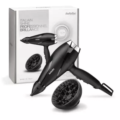 Seche-cheveux - BaByliss - 6713DE Shine Pro 2200 - Moteur AC - Fabriqué en Italie