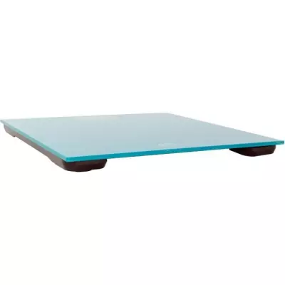 Pese-personne électronique - LITTLE BALANCE - 160 kg max - plateau verre trempé - couleur turquoise