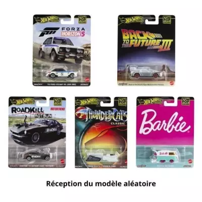 Hot Wheels-Pop Culture-Réplique de véhicule premium échelle 1/64 HXD63