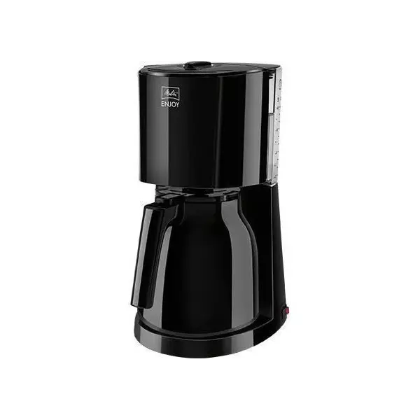 Cafetiere filtre MELITTA - Enjoy II Therm Noir 1017-06 - 1000W - AromaSelector - Systeme anti-gouttes