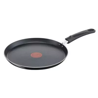 TEFAL Easy Cook & Clean Poele a crepe 28 cm, Non induction, Revetement antiadhésif, Fabriqué en France B5541102