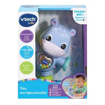 VTECH BABY - Théo, Mon Hippo Pirouette