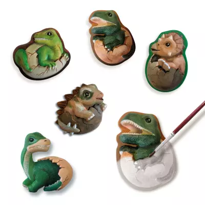 SES Creative Moulage et peinture - Œufs de dinos