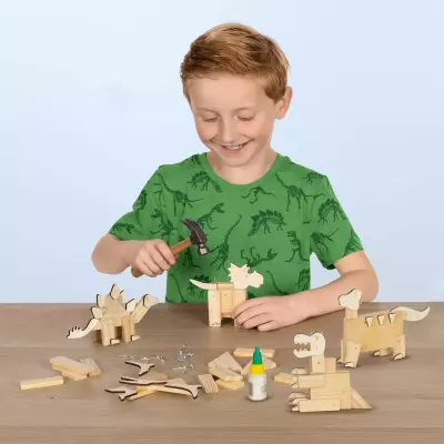 SES Creative Kit de menuiserie - Dinosaures