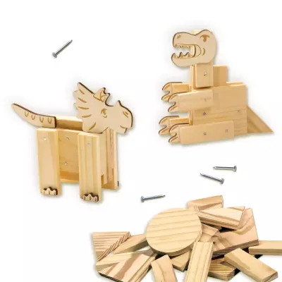 SES Creative Kit de menuiserie - Dinosaures